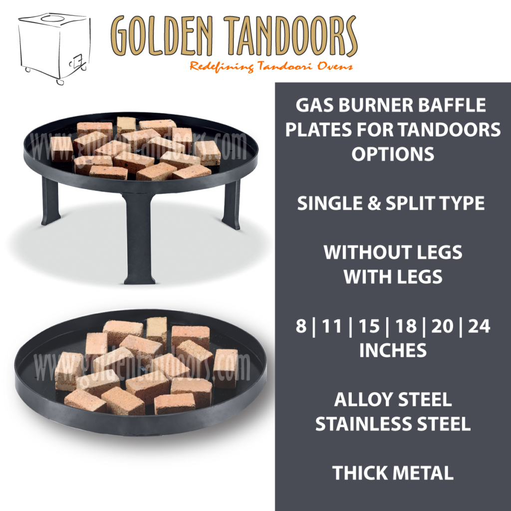 Tandoor plate burner