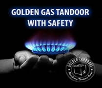 gas tandoor with safety