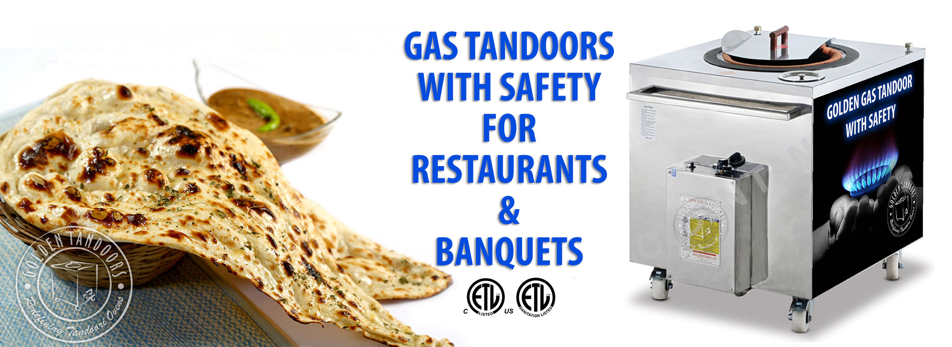 GAS TANDOORS WITH SAFETY FOR RESTAURANTS & BANQUETS